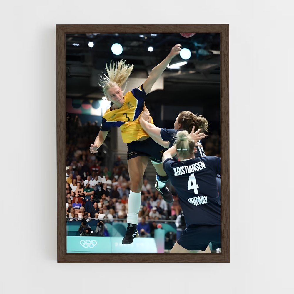 Poster L'Art du Blocage – affiche Handball (vue 5)
